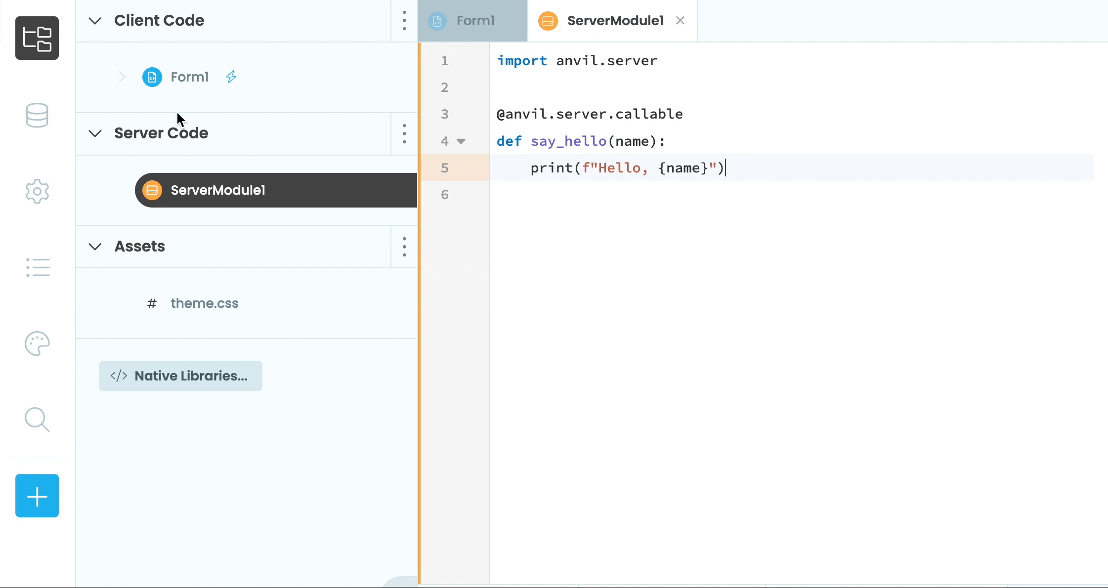 Adding a new Data Table to the app