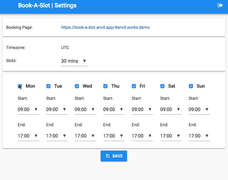 Booking a meeting