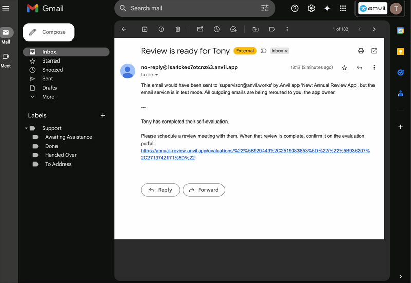 Recording the meeting outcome.