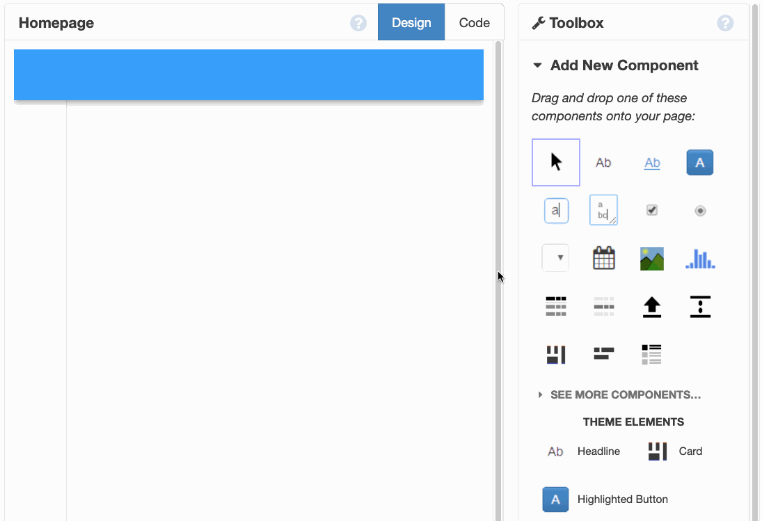 Creating the categories table