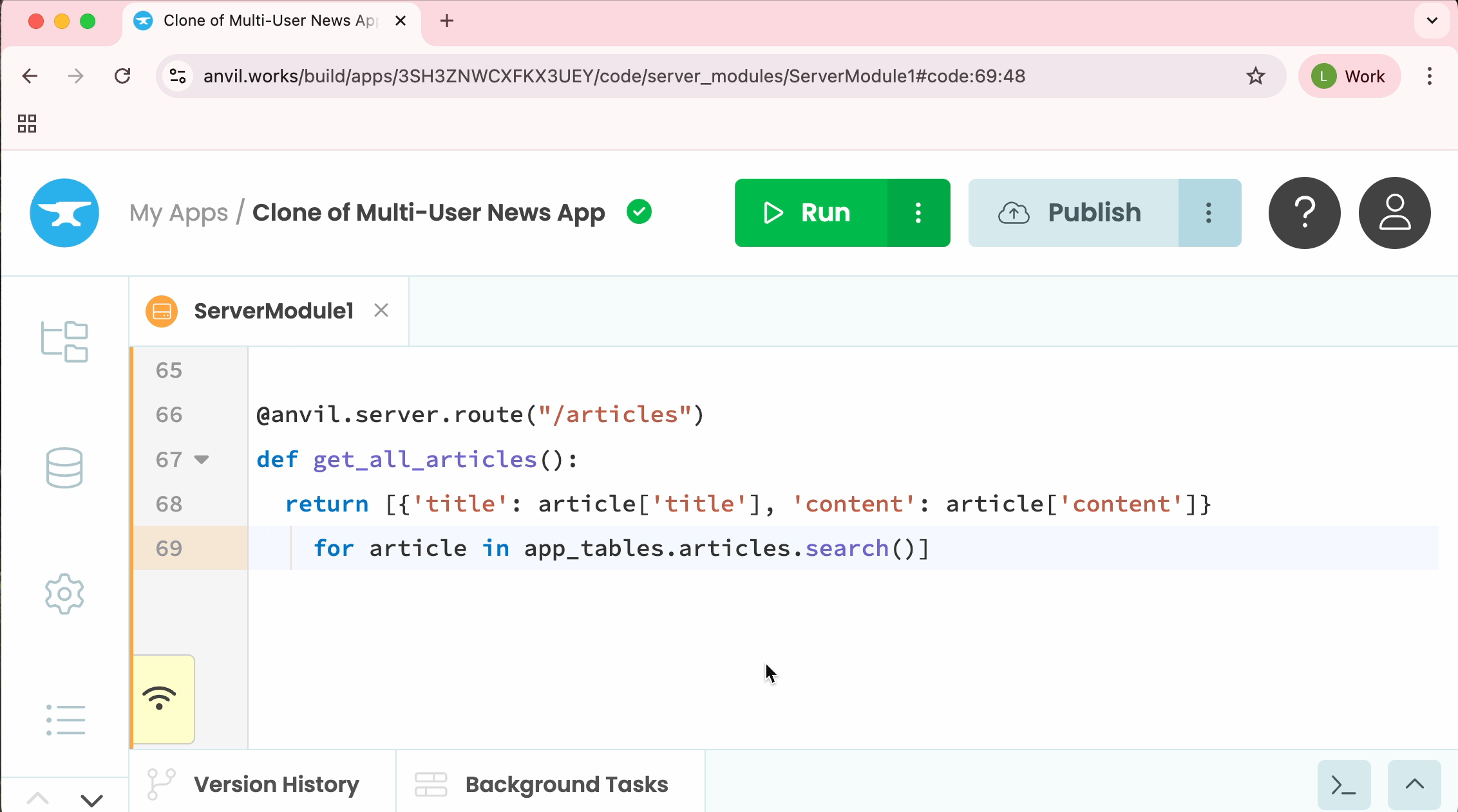 HTTP API demo