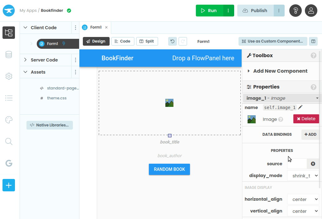 Add book loading image asset